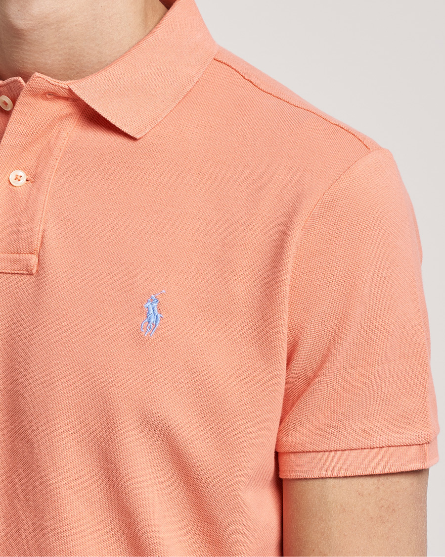 Herren | Poloshirts | Polo Ralph Lauren | Custom Slim Fit Polo Deep Mango