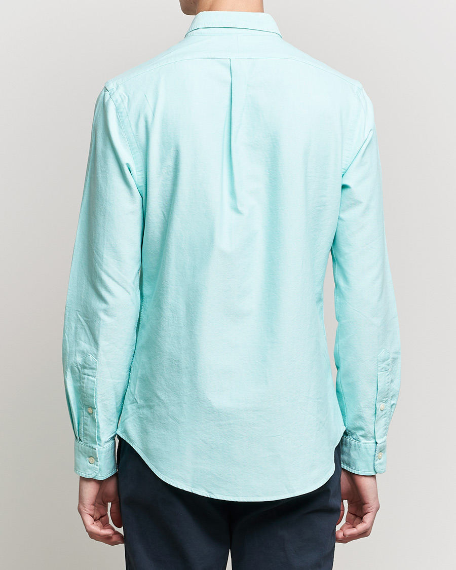 Herren | Hemden | Polo Ralph Lauren | Slim Fit Oxford Button Down Shirt Sunset Green