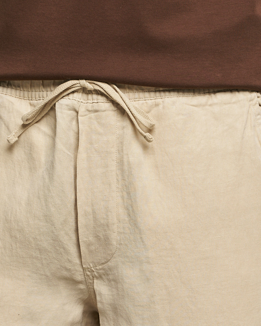 Herren | Hosen | Polo Ralph Lauren | Linen/Silk Drawstring Trousers Tallow Cream