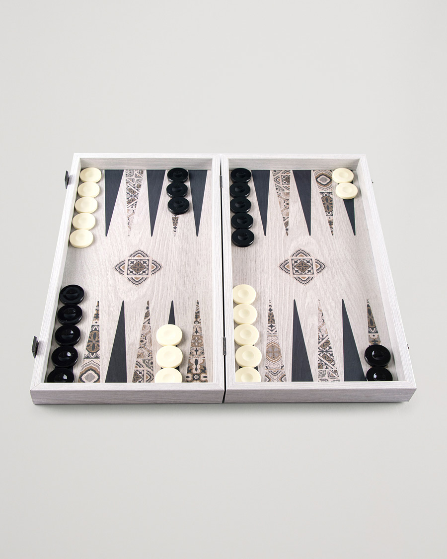 Herren | Spiel und Freizeit | Manopoulos | Wooden Creative Moroccan Mosaic Backgammon