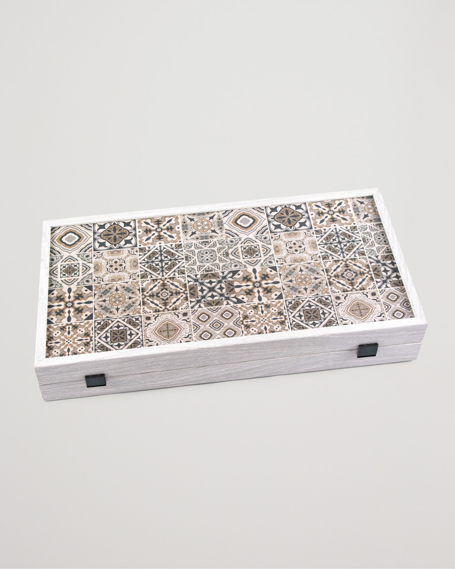 Herren | Spiel und Freizeit | Manopoulos | Wooden Creative Moroccan Mosaic Backgammon