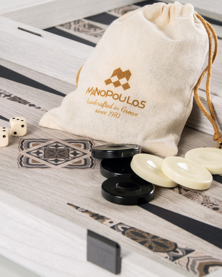Herren | Spiel und Freizeit | Manopoulos | Wooden Creative Moroccan Mosaic Backgammon