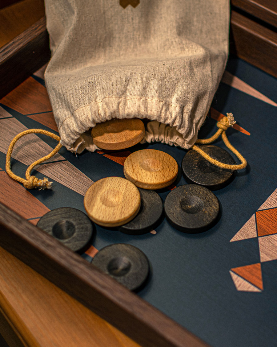 Herren | Spiel und Freizeit | Manopoulos | Wooden Creative Boho Chic Backgammon