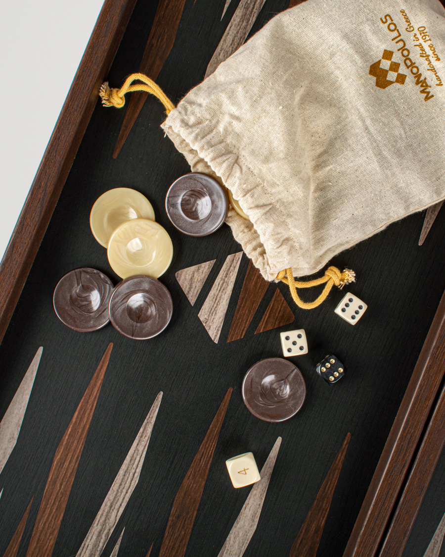 Herren | Lifestyle | Manopoulos | Wooden Creative Minimalistic Backgammon 