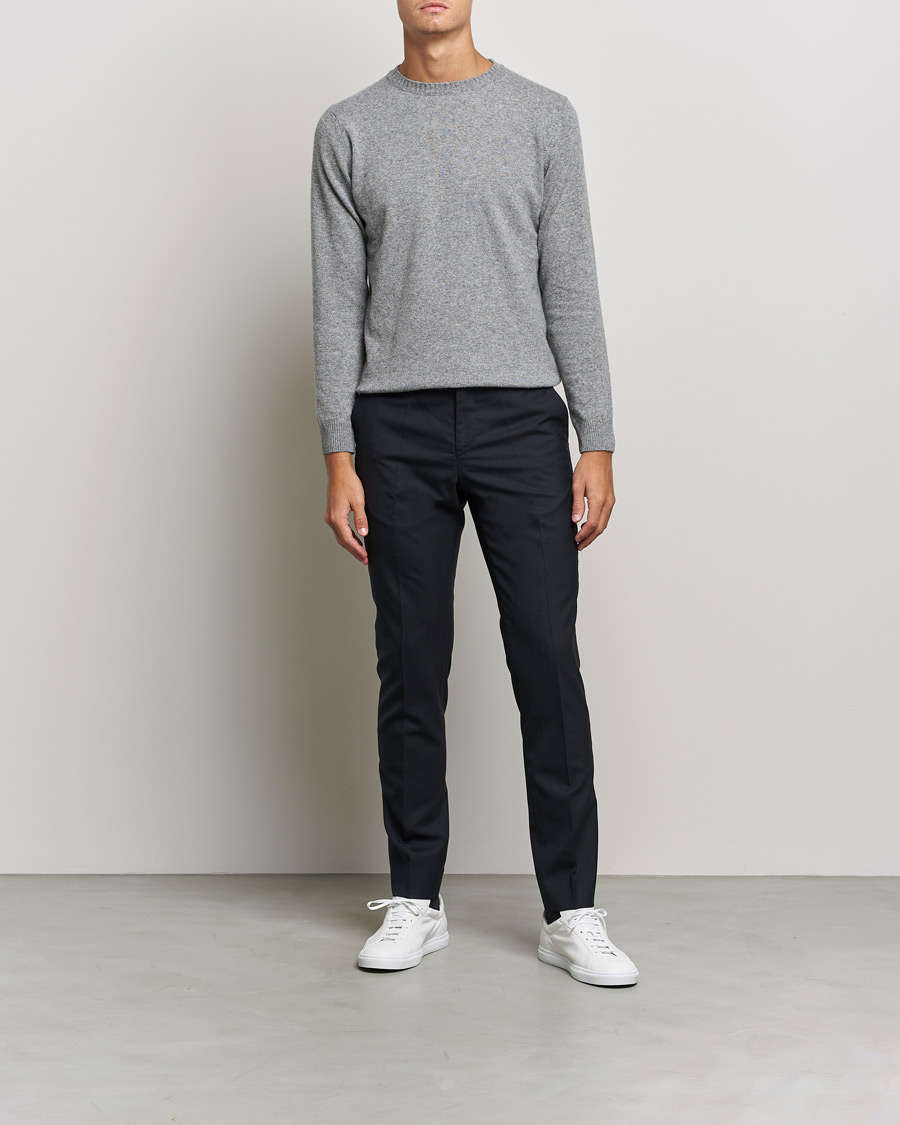 Herren | Hosen | Filippa K | Liam Cool Wool Slacks Dark Navy