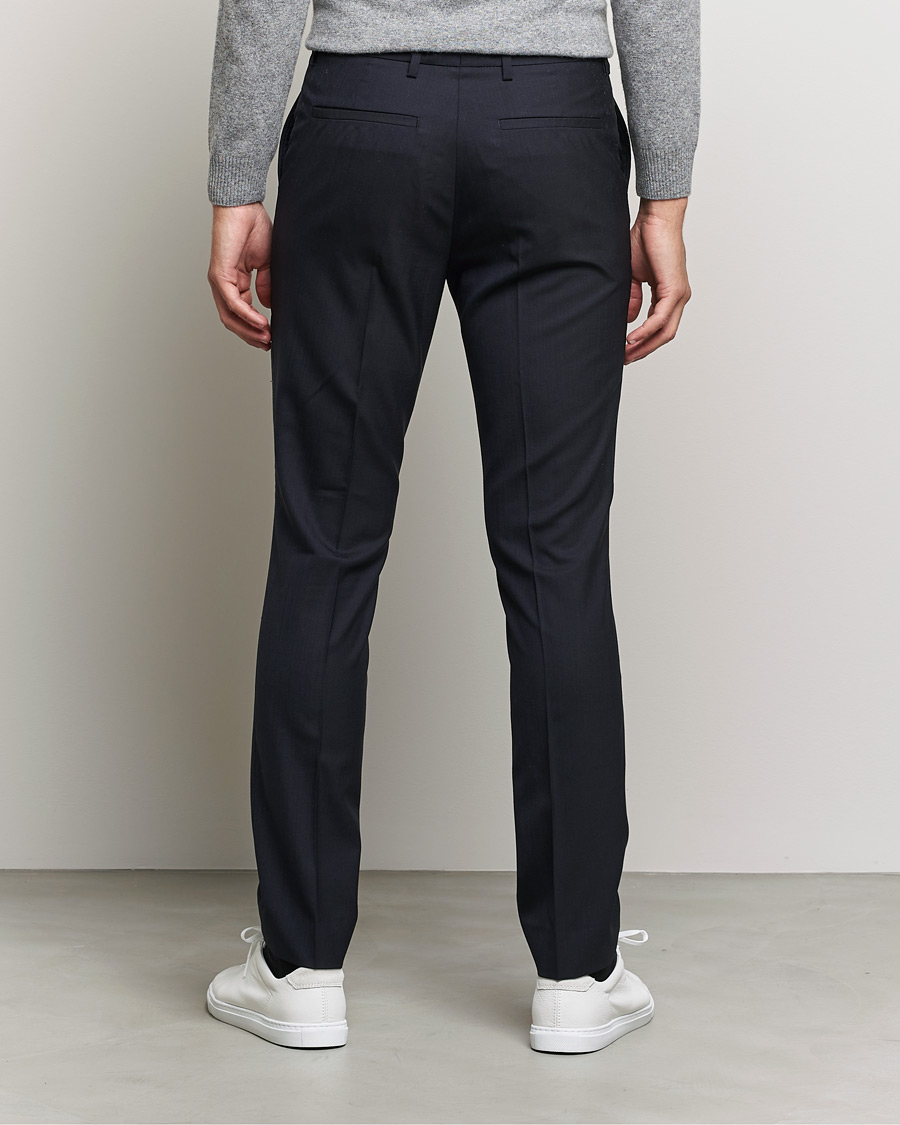 Herren | Hosen | Filippa K | Liam Cool Wool Slacks Dark Navy