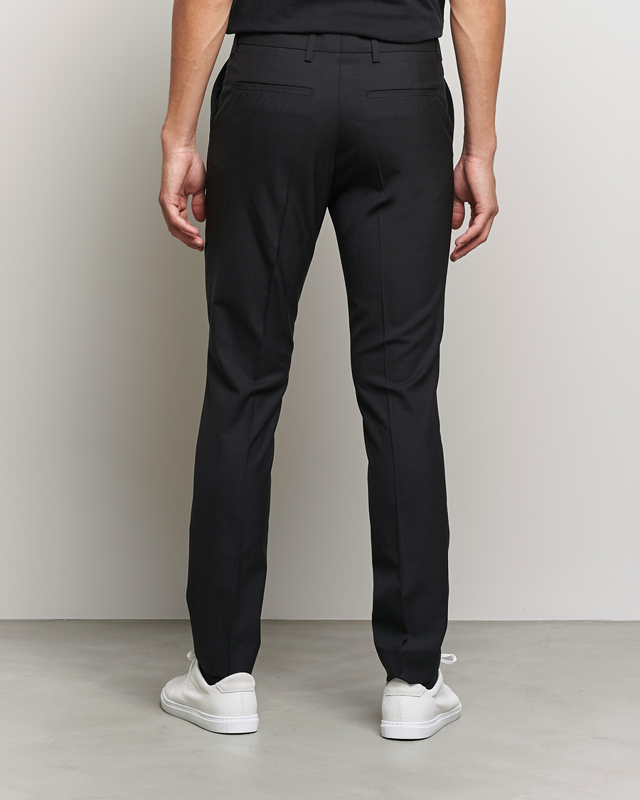 Herren | Hosen | Filippa K | Liam Cool Wool Slacks Black