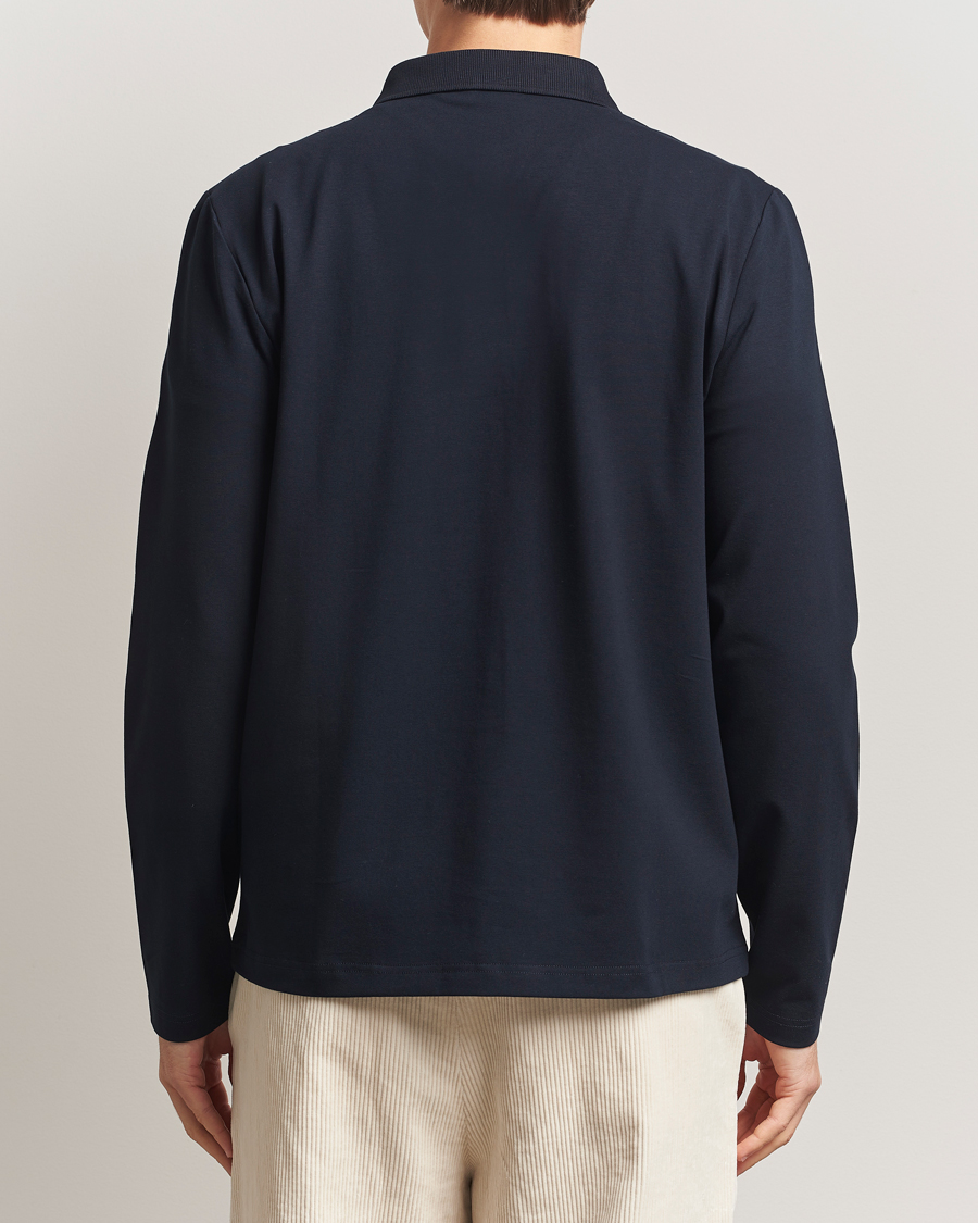 Herren | Poloshirts | Filippa K | Luke Lycra Poloshirt Navy