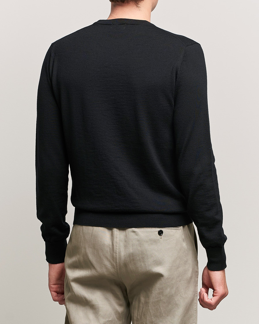 Herren | Pullover | Filippa K | Merino Round Neck Sweater Black