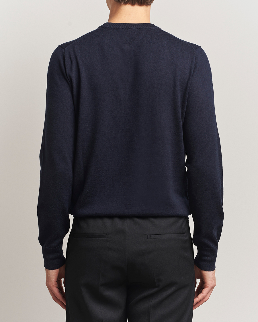 Herren | Pullover | Filippa K | Merino Round Neck Sweater Navy