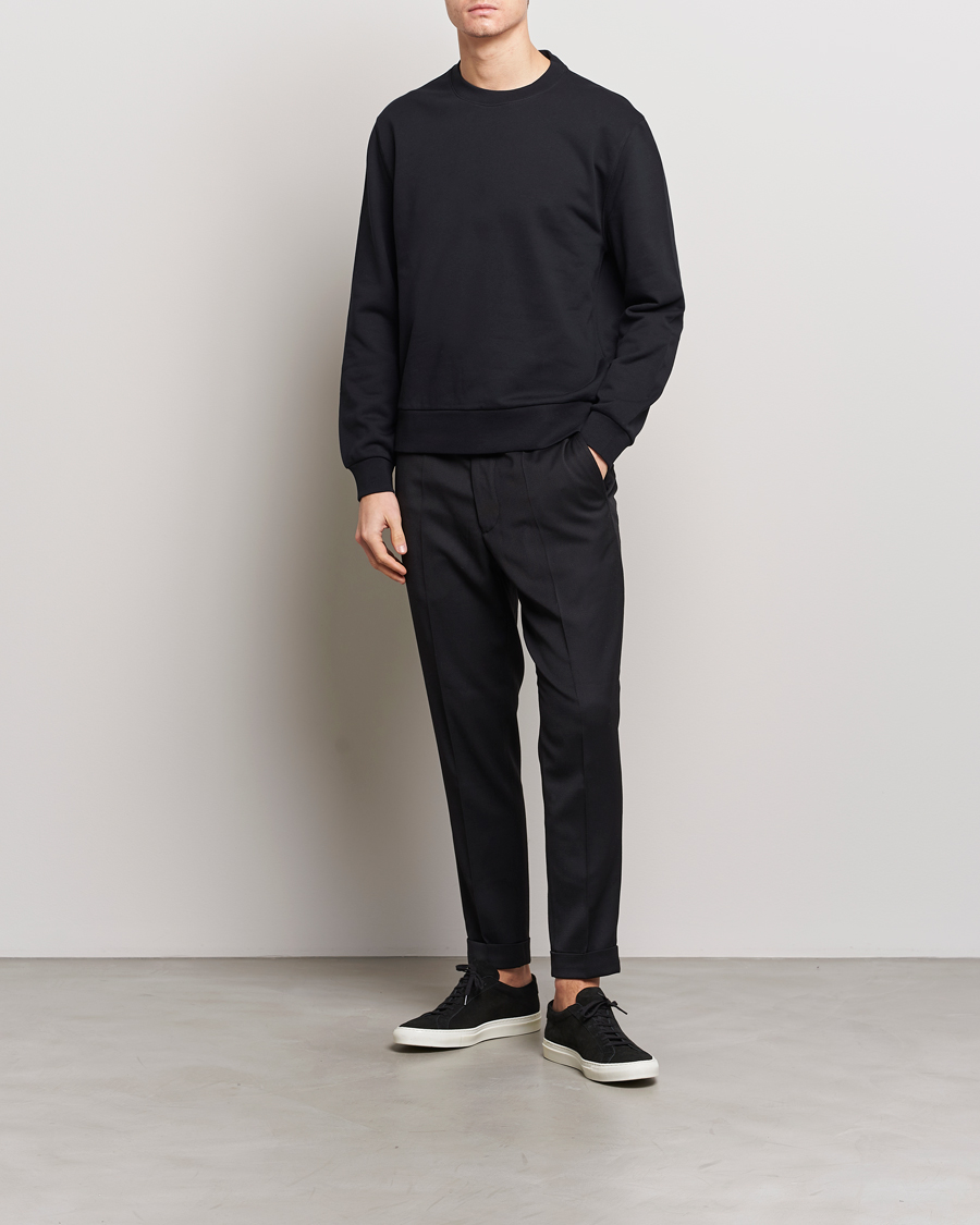 Herren | Pullover | Filippa K | Gustaf Cotton Sweatshirt Black