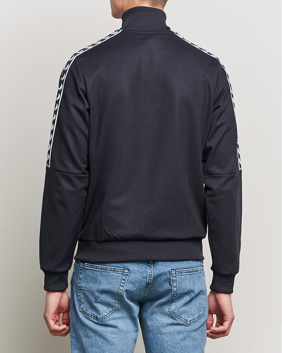 Herren | Pullover | Fred Perry | Pannel Taped Track Jacket Navy