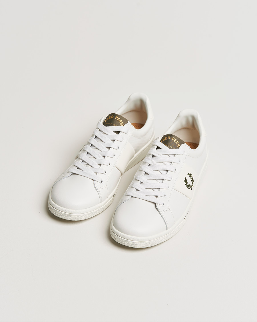 Herren | Fred Perry B721 Peerf Leater Sneaker Porcelain | Fred Perry | B721 Peerf Leater Sneaker Porcelain