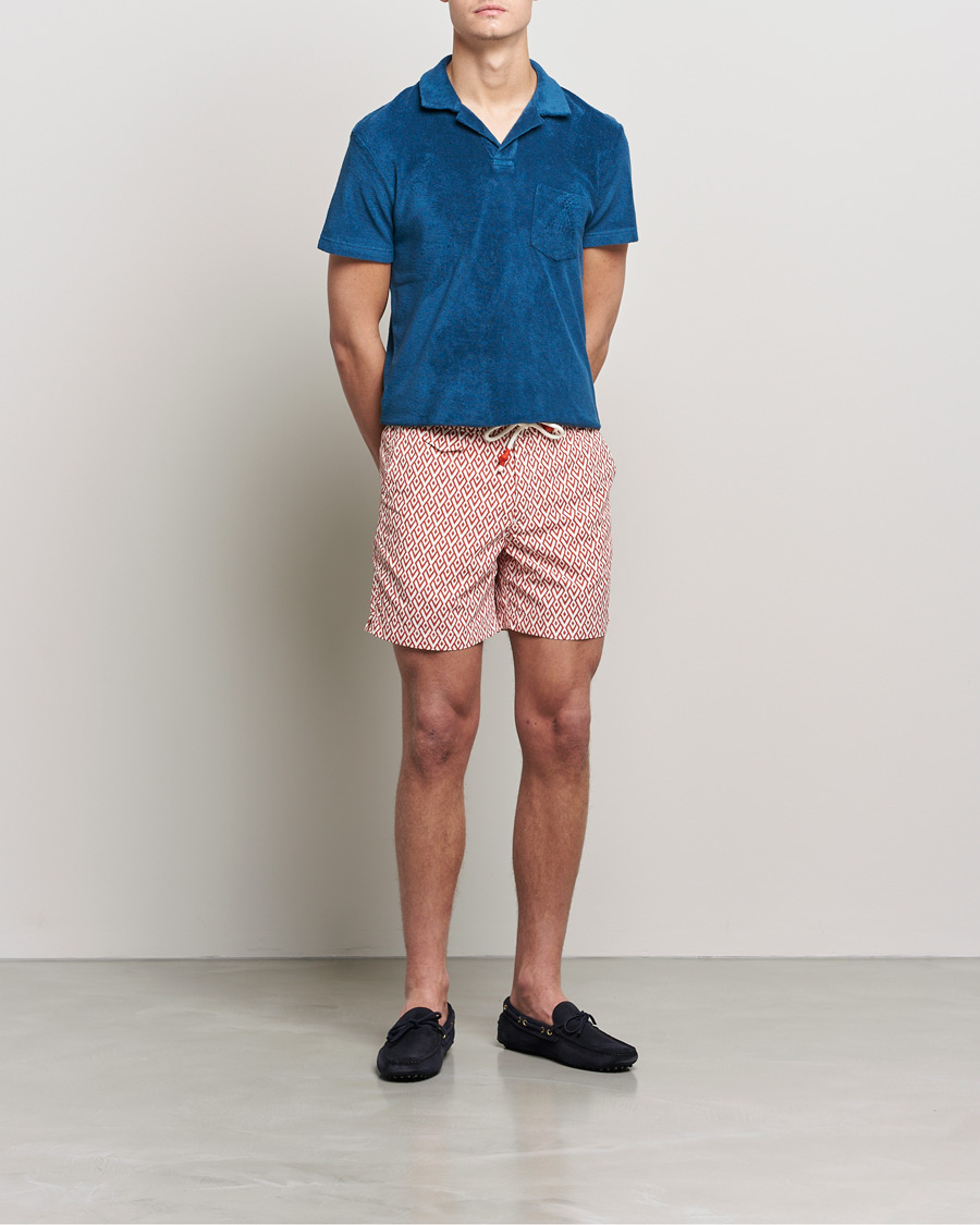 Herren | Poloshirts | Orlebar Brown | Terry Polo Oceanic Blue