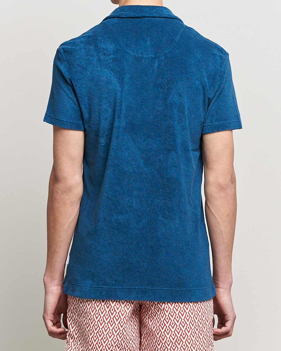 Herren | Poloshirts | Orlebar Brown | Terry Polo Oceanic Blue