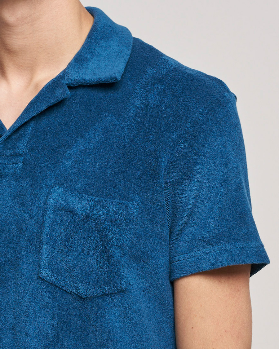 Herren | Poloshirts | Orlebar Brown | Terry Polo Oceanic Blue