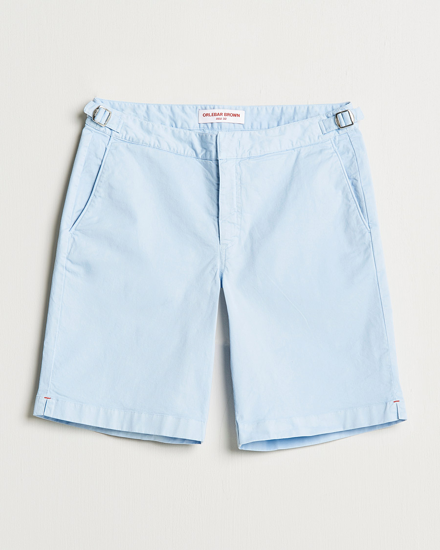 Herren | Shorts | Orlebar Brown | Dane Cotton Twill Shorts Ice Blue