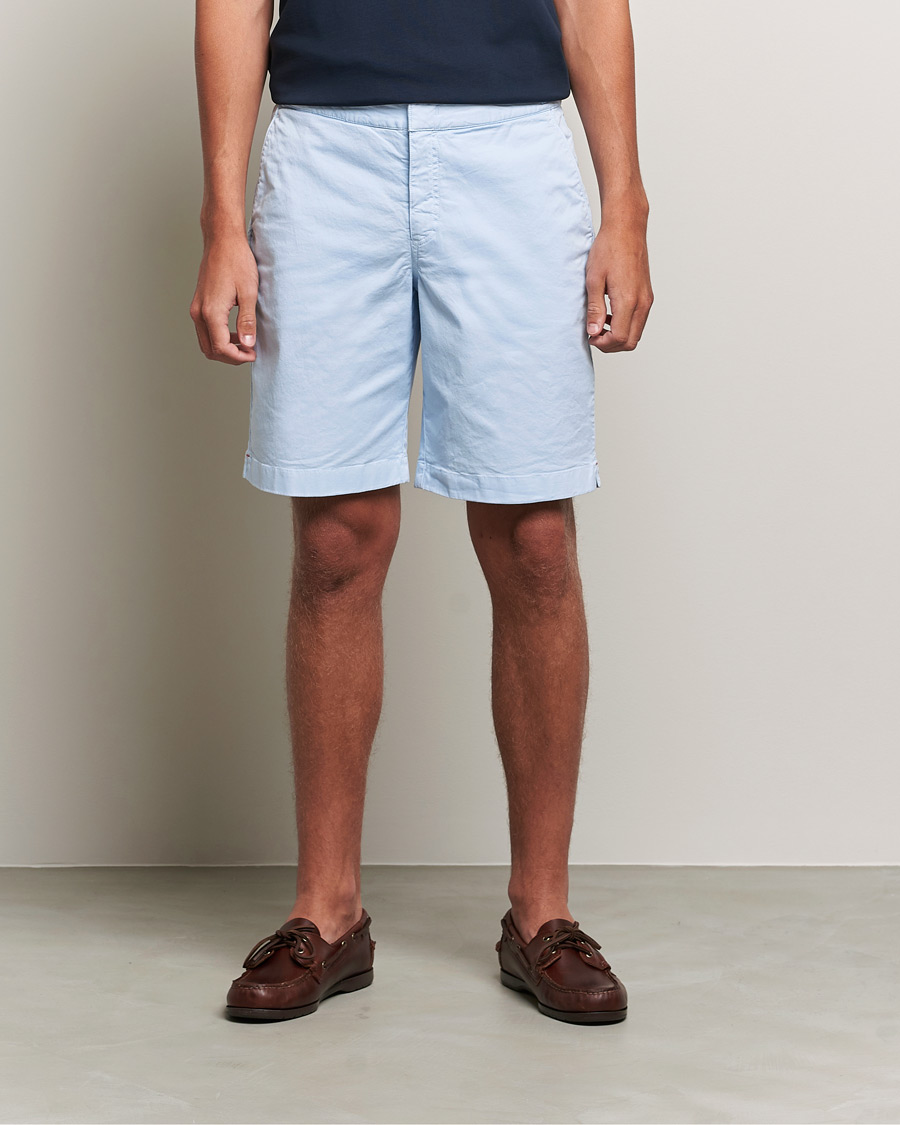 Herren | Shorts | Orlebar Brown | Dane Cotton Twill Shorts Ice Blue