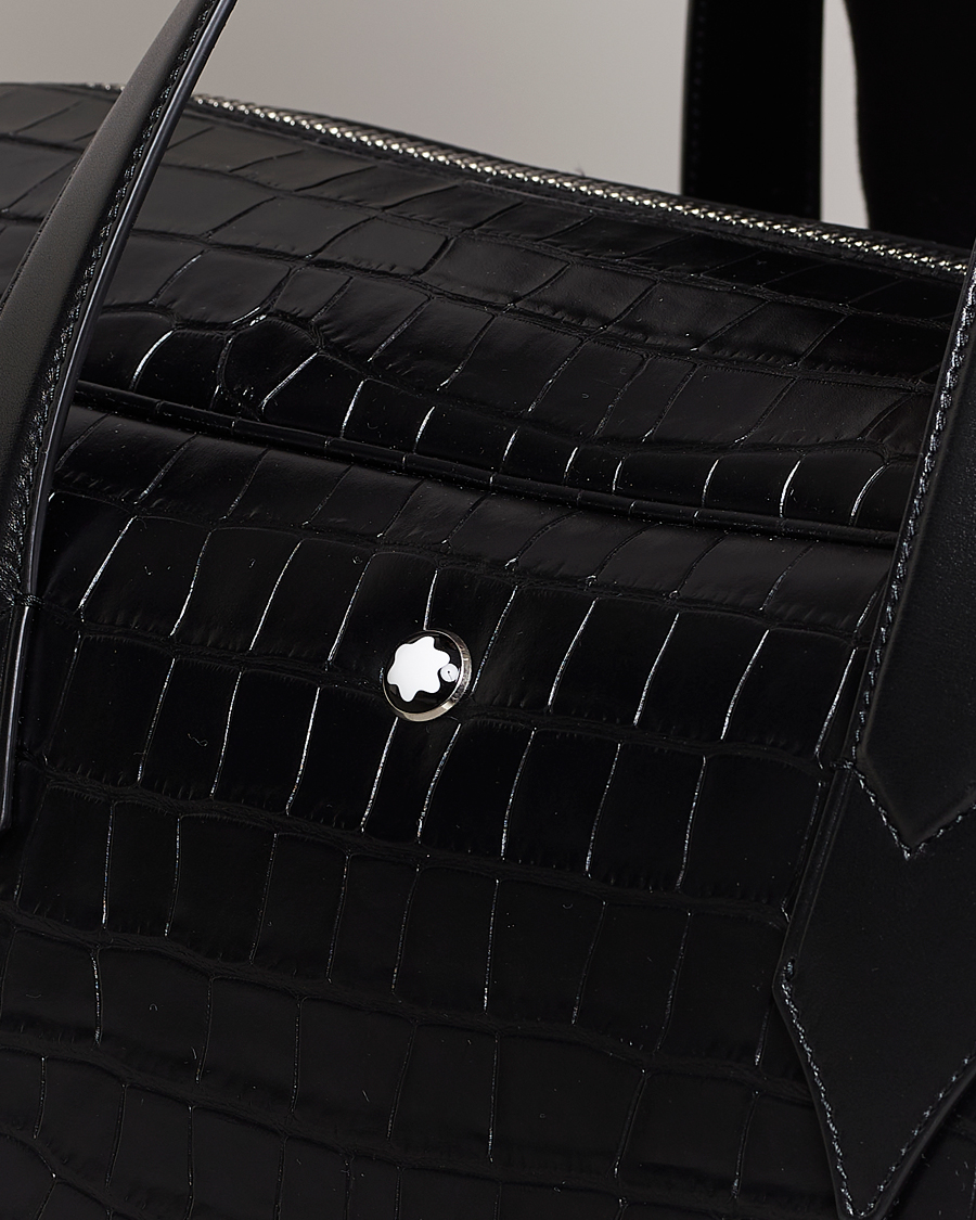 Herren | Montblanc Meisterstück Selection Leather Duffle Black | Montblanc | Meisterstück Selection Leather Duffle Black