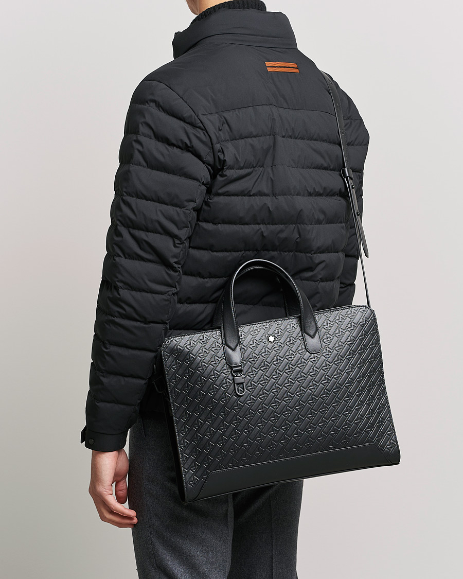 Herren | Montblanc M Gram Thin Document Case Black | Montblanc | M Gram Thin Document Case Black