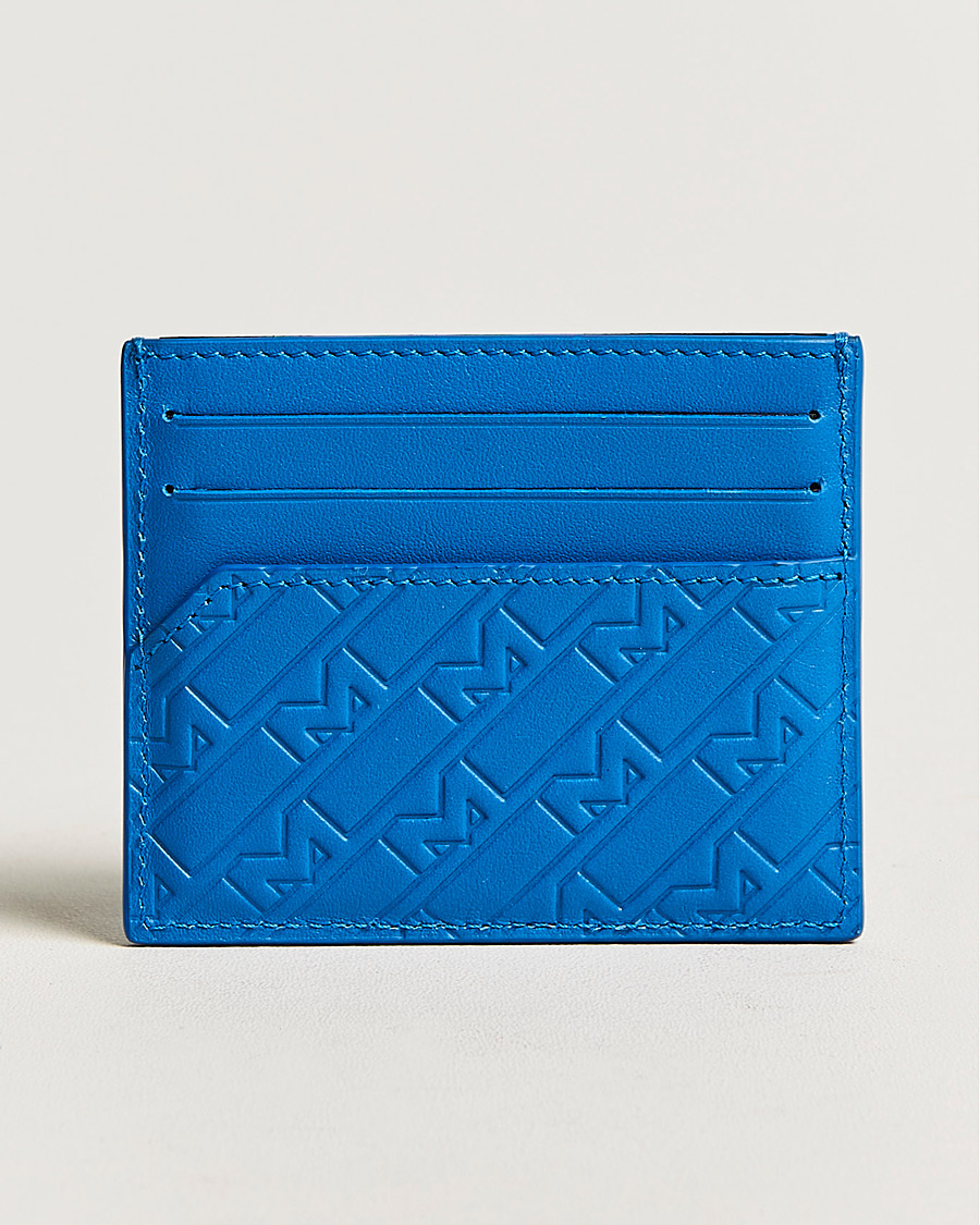Herren | Kartenetui | Montblanc | M Gram Leather Card Holder 6cc Blue