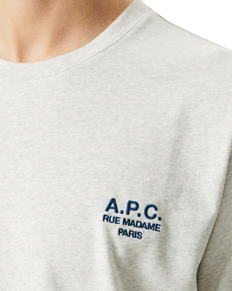 Herren | T-Shirts | A.P.C. | Raymond T-Shirt Heather Grey