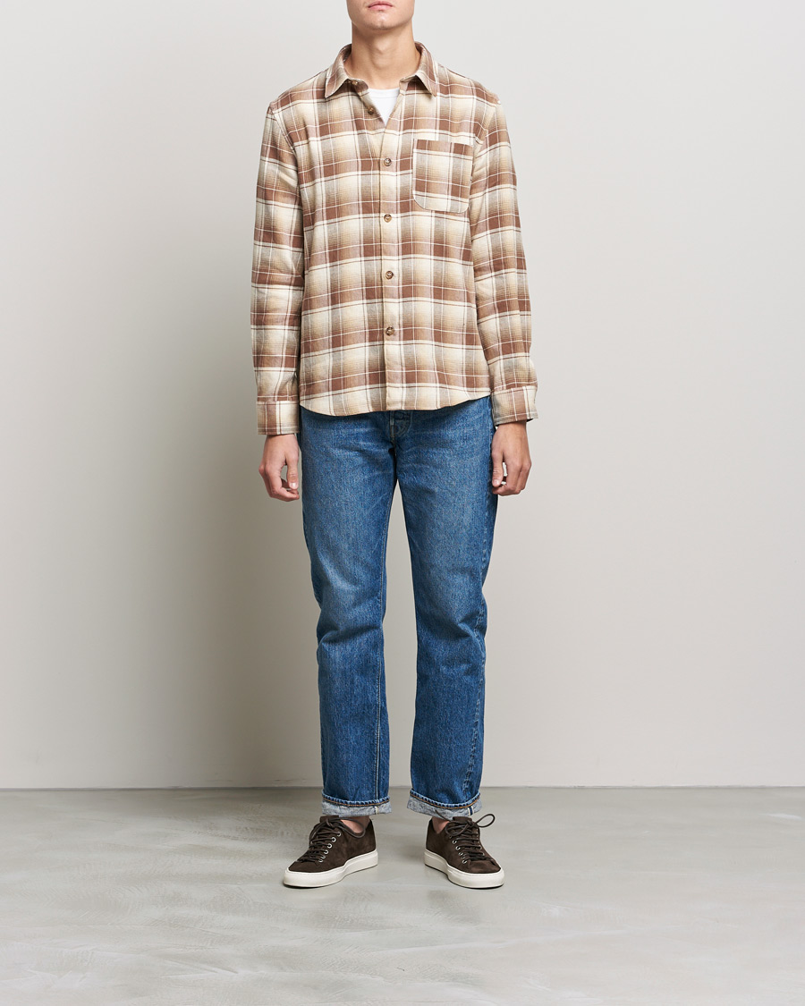 Herren | Hemden | A.P.C. | Trek Overshirt Beige Check