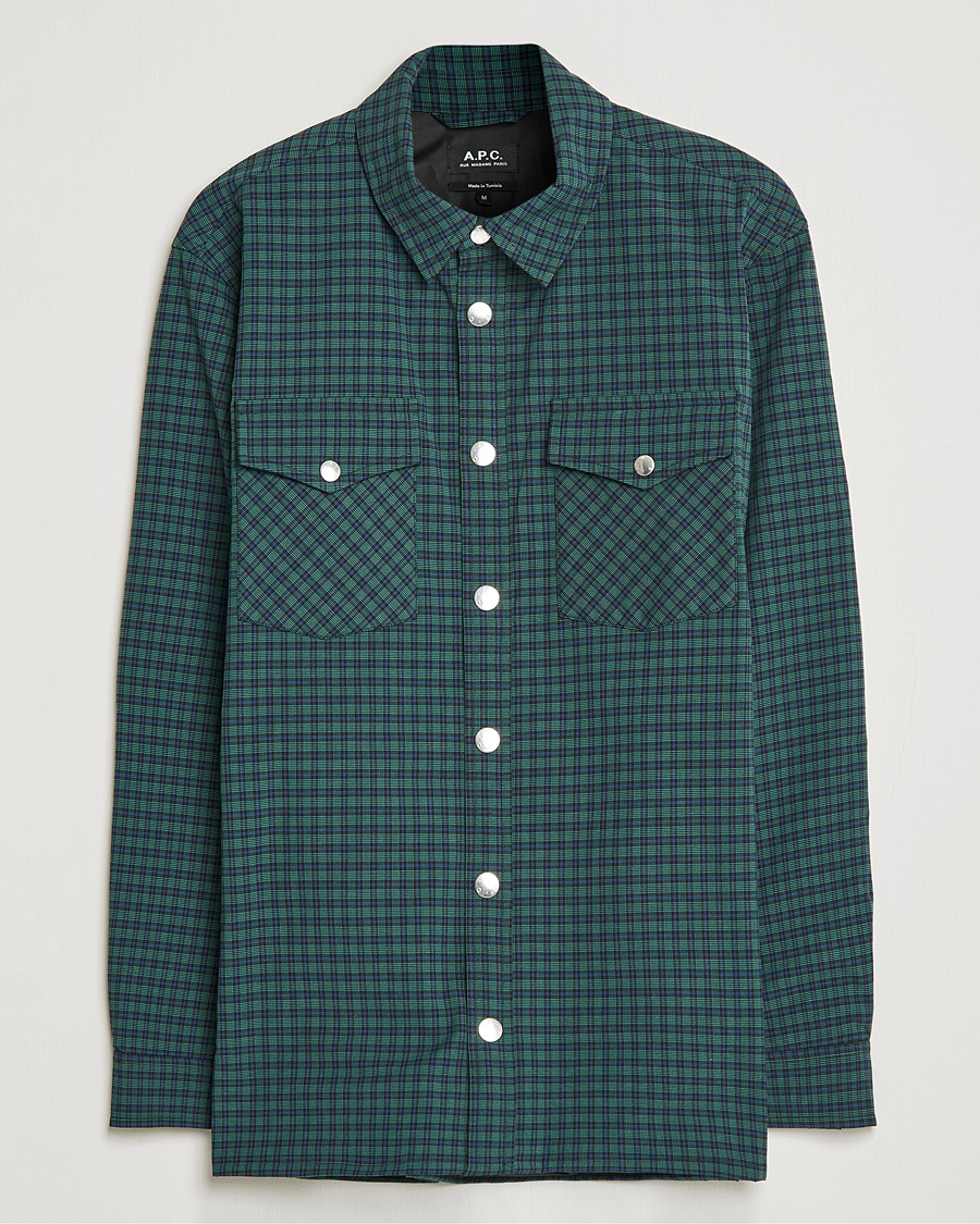 Herren | Hemden | A.P.C. | Samy Padded Overshirt Black Check