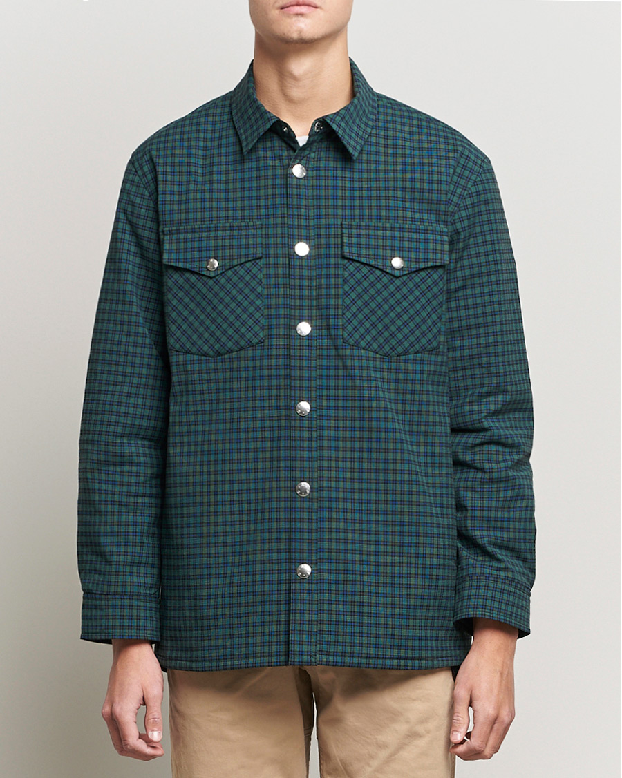 Herren | Hemden | A.P.C. | Samy Padded Overshirt Black Check