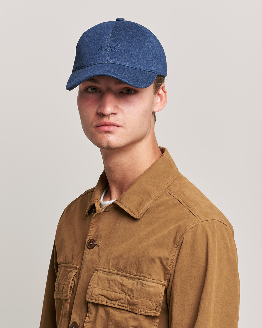 Herren | A.P.C. Charlie Baseball Cap Marine | A.P.C. | Charlie Baseball Cap Marine