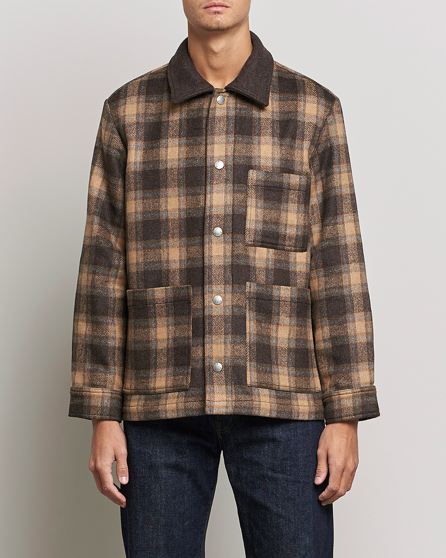 Herren | Jacken | A.P.C. | Emile Shirt Jacket Brown Check