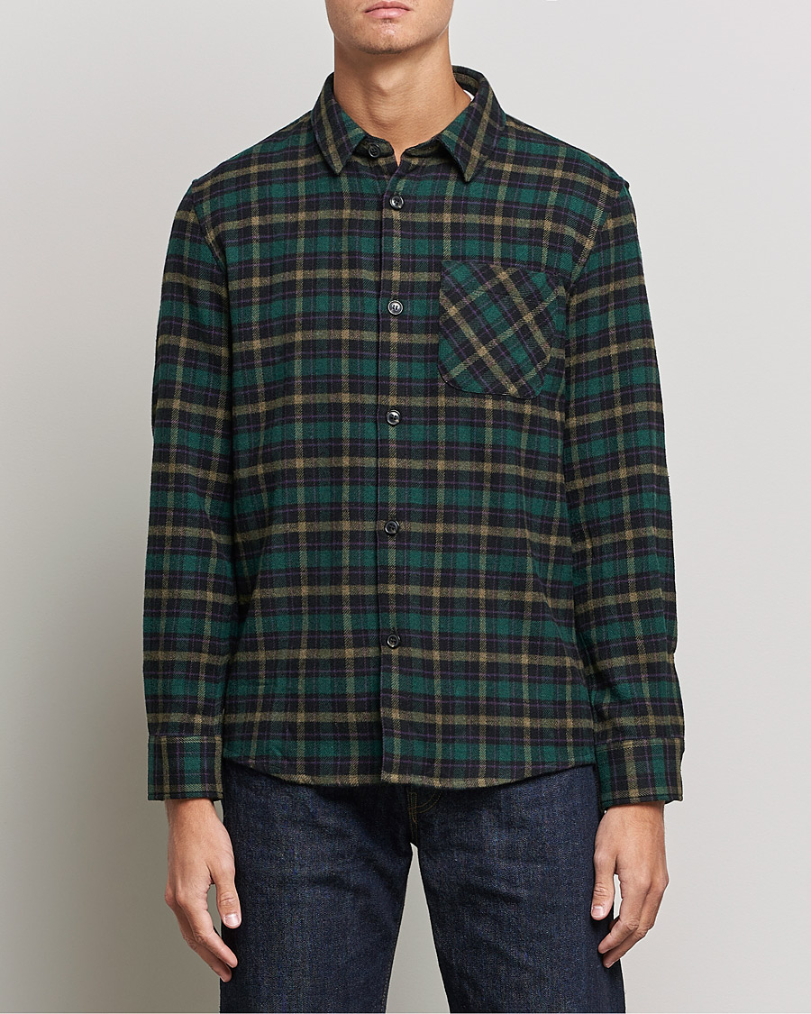 Herren | Hemden | A.P.C. | Trek Overshirt Navy Check