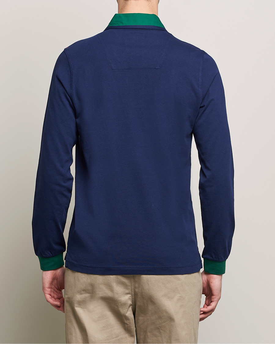 Herren | Pullover | Aeronautica Militare | Long Sleeve Polo Blu Navy
