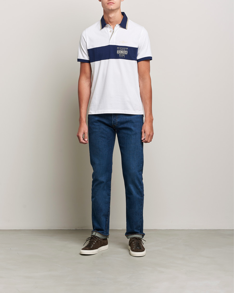 Herren | Poloshirts | Aeronautica Militare | Short Sleeve Polo Off White
