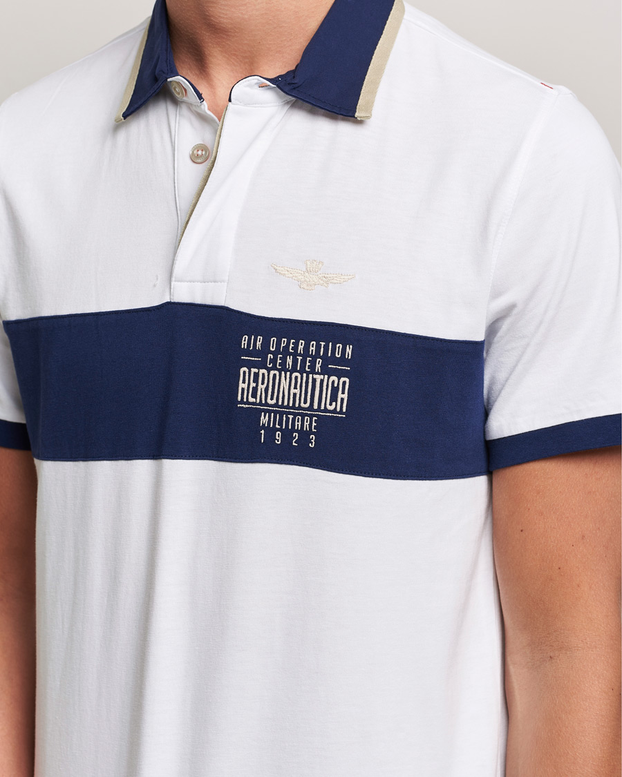 Herren | Poloshirts | Aeronautica Militare | Short Sleeve Polo Off White