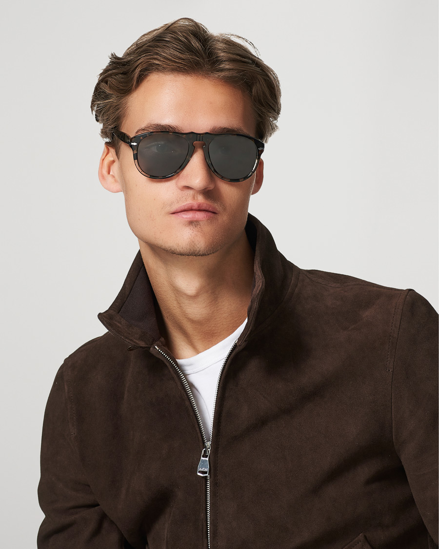 Herren | Persol 0PO0649 Sunglasses Brown/Grey Tortoise | Persol | 0PO0649 Sunglasses Brown/Grey Tortoise