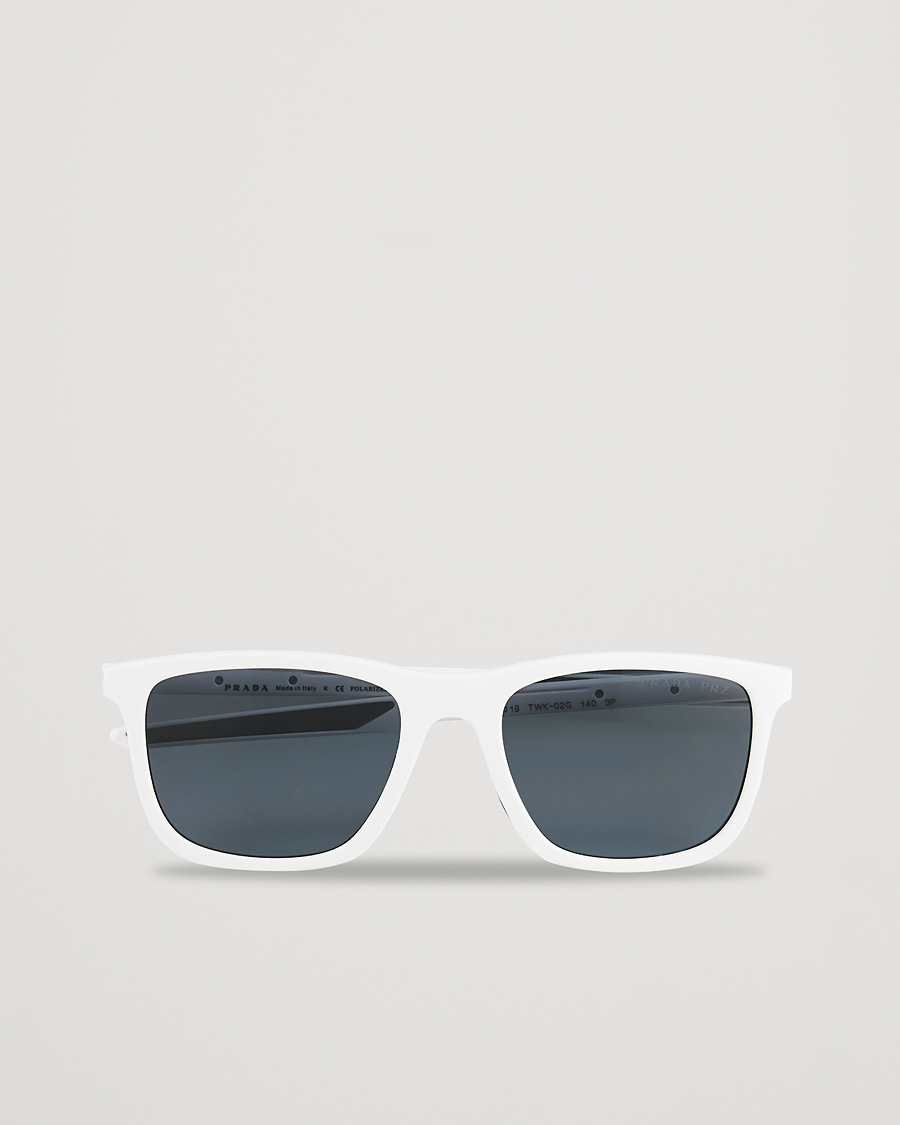 Herren | Prada Linea Rossa 0PS 10WS Polarized Sunglasses White | Prada Linea Rossa | 0PS 10WS Polarized Sunglasses White