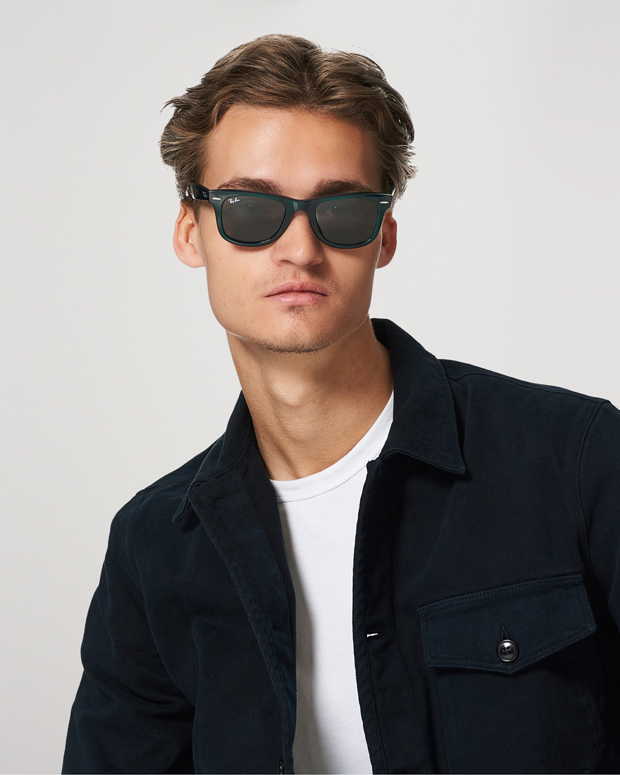 Herren | Ray-Ban Original Wayfarer Sunglasses Green | Ray-Ban | Original Wayfarer Sunglasses Green