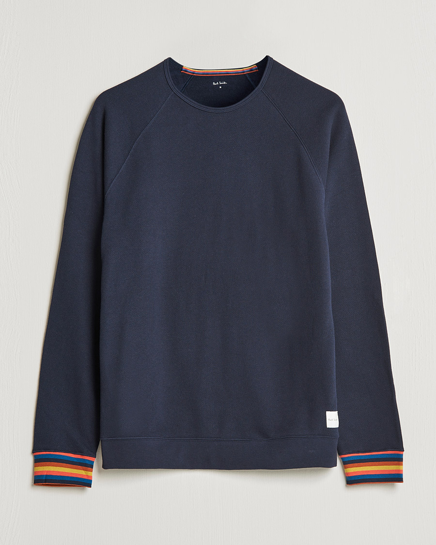 Herren | Paul Smith Long Sleeve Cotton Top Navy | Paul Smith | Long Sleeve Cotton Top Navy