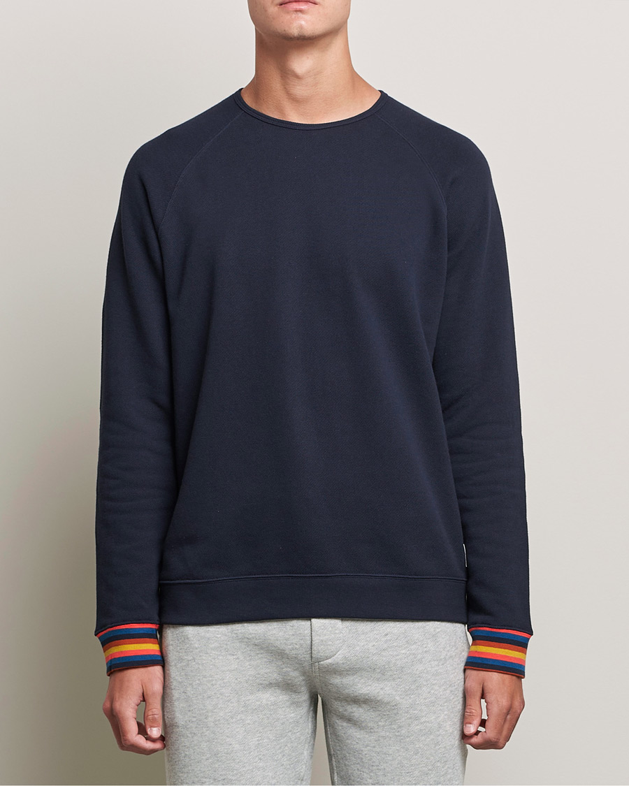 Herren | Paul Smith Long Sleeve Cotton Top Navy | Paul Smith | Long Sleeve Cotton Top Navy