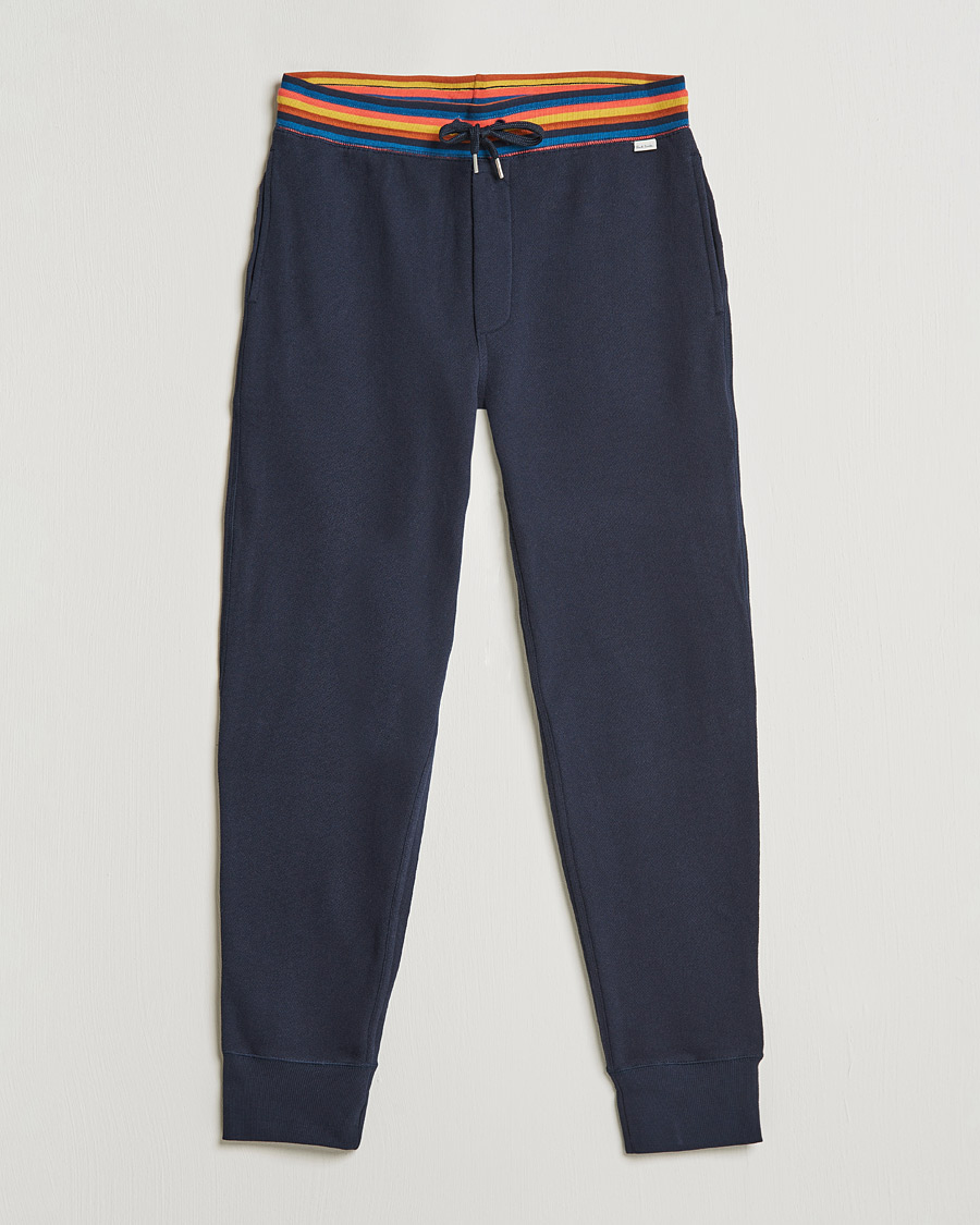 Herren | Paul Smith Bright Stripe Sweat Pant Navy | Paul Smith | Bright Stripe Sweat Pant Navy