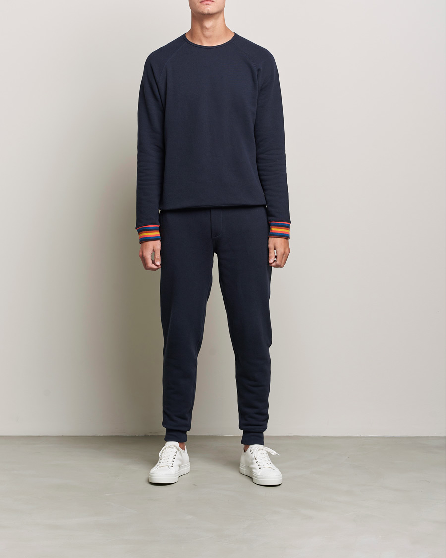 Herren | Paul Smith Bright Stripe Sweat Pant Navy | Paul Smith | Bright Stripe Sweat Pant Navy