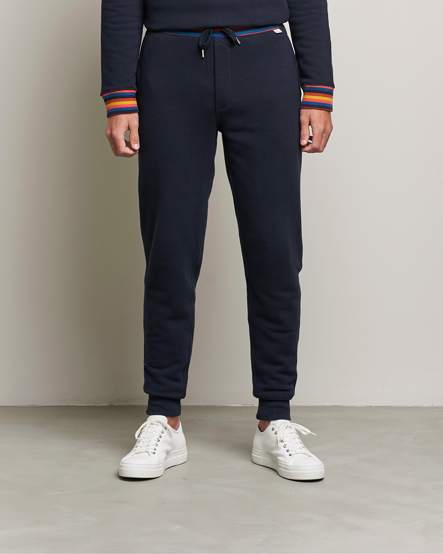 Herren | Paul Smith Bright Stripe Sweat Pant Navy | Paul Smith | Bright Stripe Sweat Pant Navy