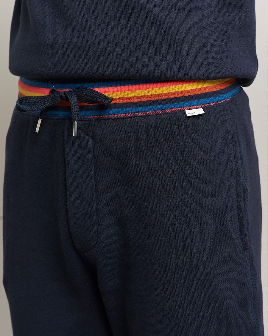 Herren | Paul Smith Bright Stripe Sweat Pant Navy | Paul Smith | Bright Stripe Sweat Pant Navy