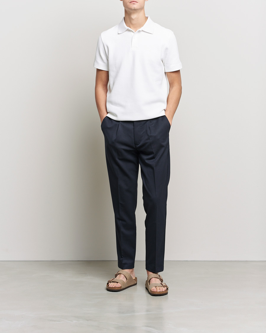 Herren | Poloshirts | Samsøe Samsøe | Samsøe & Samsøe Taranto Organic Cotton Polo White
