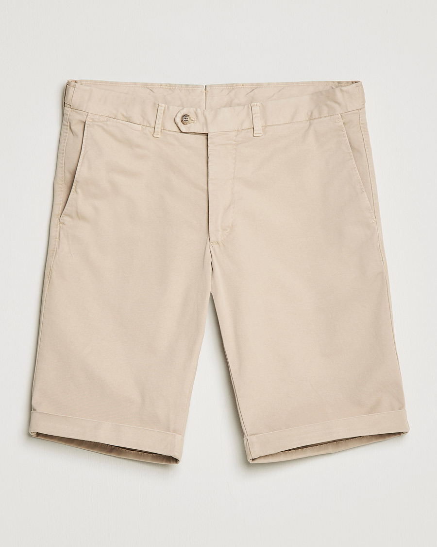 Herren | Shorts | Oscar Jacobson | Declan Cotton Shorts Washed Sand