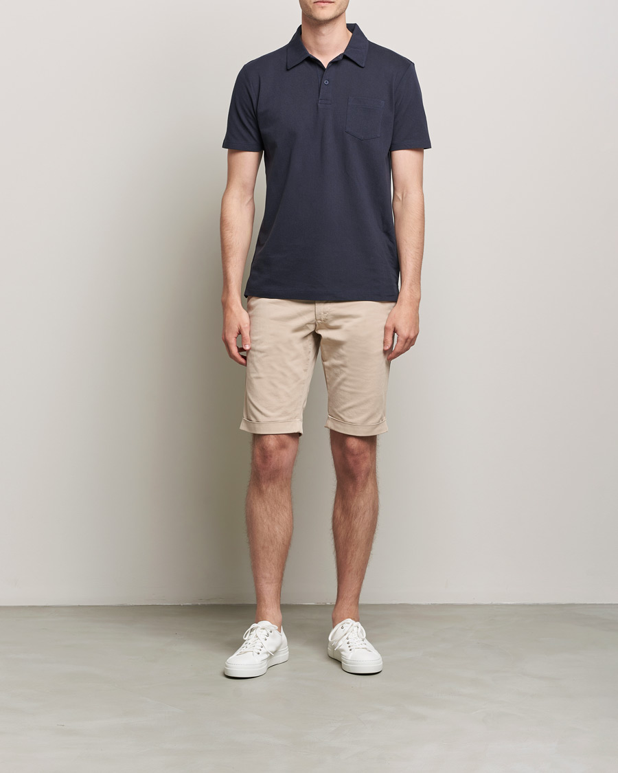 Herren | Shorts | Oscar Jacobson | Declan Cotton Shorts Washed Sand