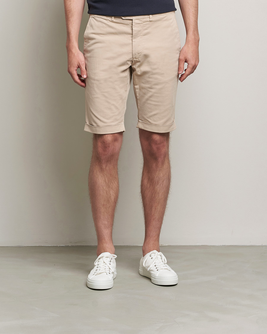 Herren | Shorts | Oscar Jacobson | Declan Cotton Shorts Washed Sand