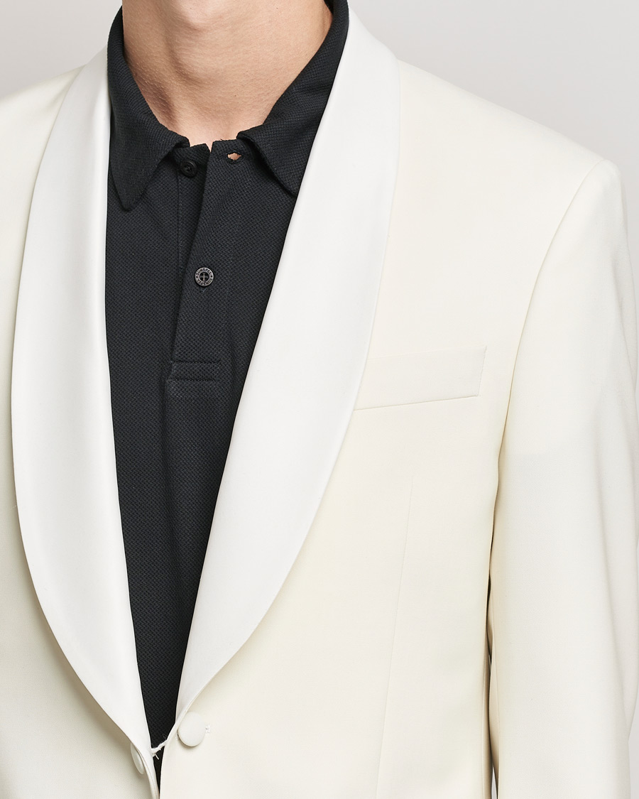 Herren | Anzüge | Oscar Jacobson | Figaro Light Wool Tuxedo Creme