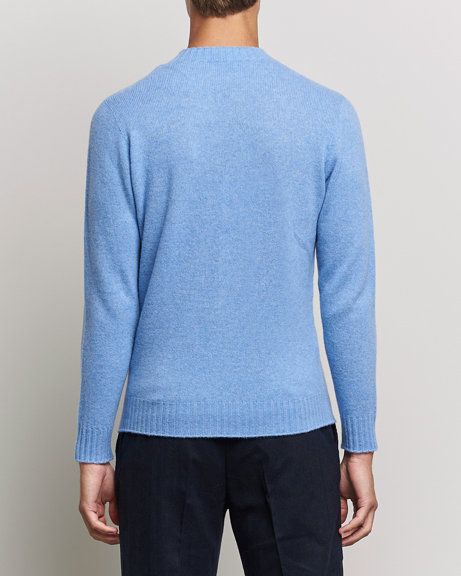 Herren | Pullover | Altea | Wool/Cashmere Crew Neck Sweater Light Blue
